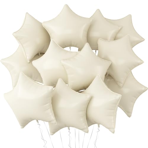 Weiß Stern Luftballons,12 Stück Creme Weiß Stern Geformt Folie Luftballon,18 Zoll Große Sand Weiß Helium Mylar Luftballons für Geburtstag Baby Dusche Jahrestag Hochzeit Party Dekoration Weiß Stern Luftballons,12 Stück Creme Weiß Stern Geformt Folie Luftballon,18 Zoll Große Sand Weiß Helium Mylar Luftballons für Geburtstag Baby Dusche Jahrestag Hochzeit Party Dekoration von Adorely