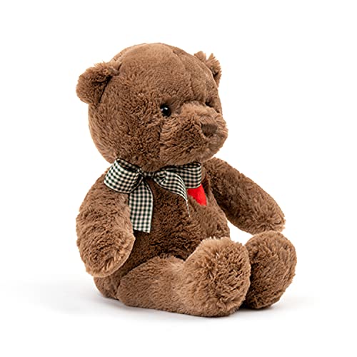 Adorlynetty Teddybär mit Herz, niedlicher brauner Teddybär, Stofftiere zum Valentinstag, weicher Stoffbär, Plüschbär, Plüschspielzeug, Geschenke für Freundin, Freund, Kind, 38,1 cm Adorlynetty Teddybär mit Herz, niedlicher brauner Teddybär, Stofftiere zum Valentinstag, weicher Stoffbär, Plüschbär, Plüschspielzeug, Geschenke für Freundin, Freund, Kind, 38,1 cm von Adorlynetty