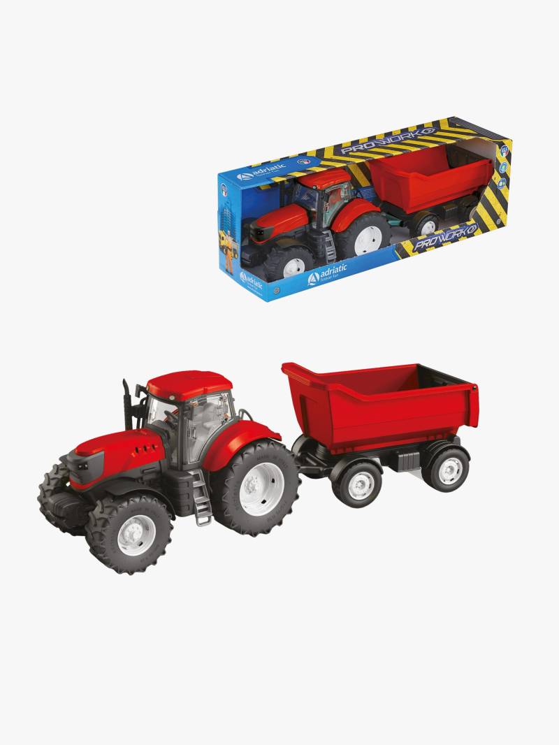 Adriatic Traktor Mit Hohem Anhänger, Rot Adriatic Traktor Mit Hohem Anhänger, Rot von Adriatic