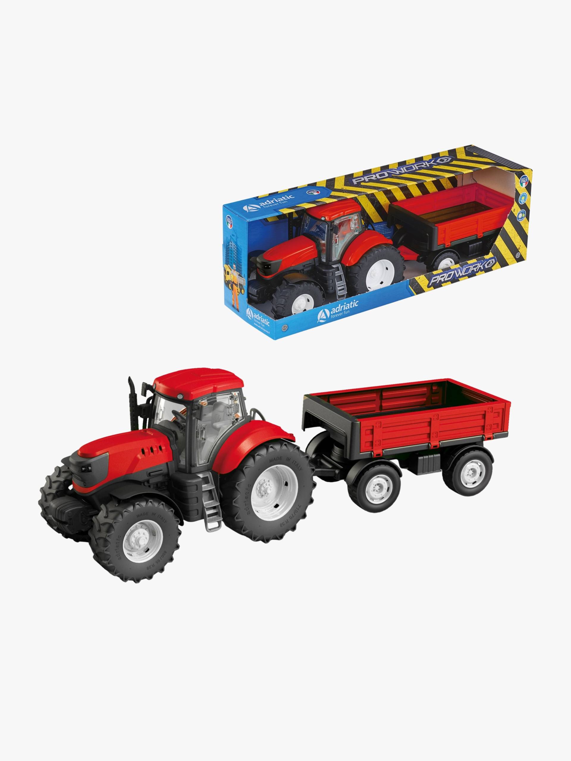 Adriatic Traktor Mit Niedrigem Anhänger, Rot Adriatic Traktor Mit Niedrigem Anhänger, Rot von Adriatic