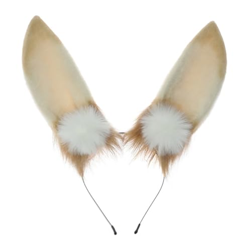 Adrosstoller Anime Hasenohren Haarreif Ostern Cosplay Requisiten Haarband Halloween Kopfschmuck von Adrosstoller