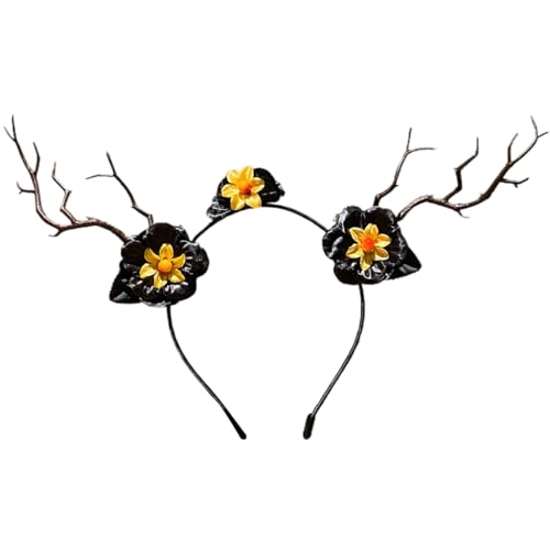 Adrosstoller Punk Halloween Hairhoop Dark Series Skull Headband RolePlaying Branch Headband von Adrosstoller