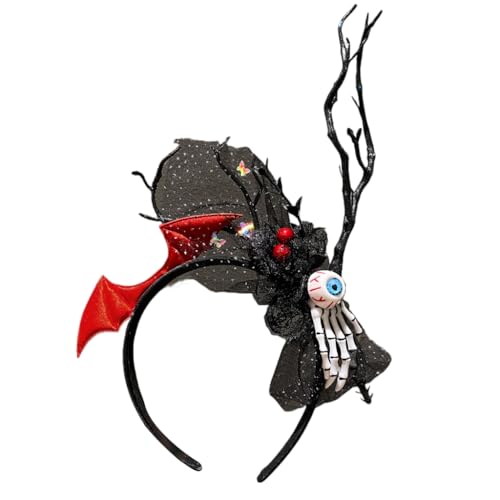Adrosstoller Punk Halloween Hairhoop Dark Series Skull Headband RolePlaying Branch Headband von Adrosstoller