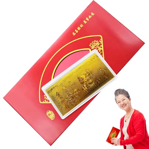 Adsfvs Gedenkbanknote zum Jahr der Schlange,Gold-Gedenkbanknoten zum chinesischen Jahr - Snake Year Challenge Banknote Goldfolie-Gedenkbanknote,Dekorative Gedenk-Glücksbanknote 2025, Adsfvs Gedenkbanknote zum Jahr der Schlange,Gold-Gedenkbanknoten zum chinesischen Jahr - Snake Year Challenge Banknote Goldfolie-Gedenkbanknote,Dekorative Gedenk-Glücksbanknote 2025, von Adsfvs