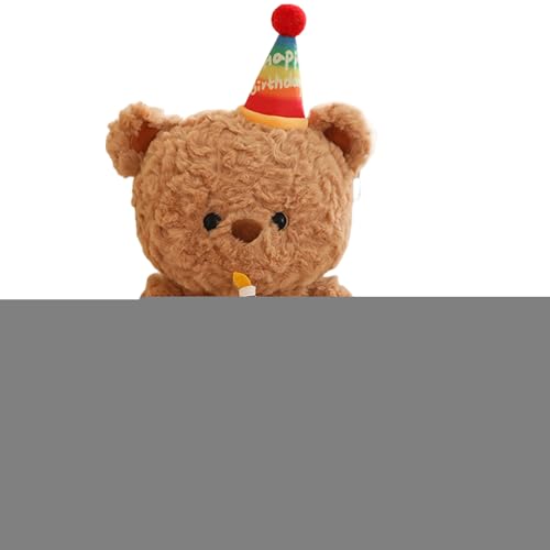 Adsfvs Nettes Bärenkissen, Bärplüschkissen - 15 Zoll Plüschbären Stofftiere,Weiche Fuchs Huggable -Kissenspielzeug 15 Zoll für Auto, Sofa, Couch von Adsfvs