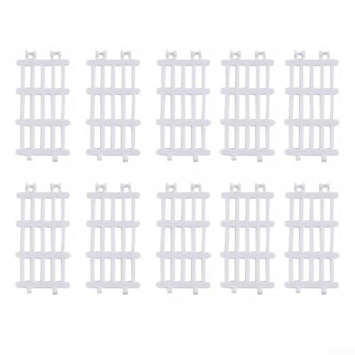 Zug Layout Zubehör Set 5 einzigartige Stil Bauernhof Ranch-Zäune aus PVC-Material (weiß) von Advokingtap