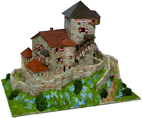 Aedes Ars 1054 Italien Aedes Burg Branzoll Modellbausatz, 33 x 28,5 x 5,5 cm, merhfarbig, M von Aedes Ars
