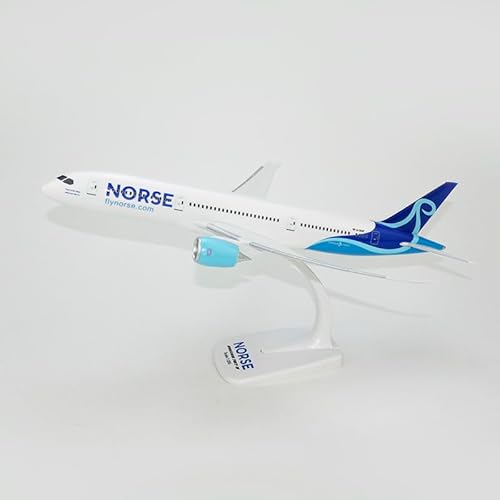 AeroClix Modellflugzeug Norse Atlantic Boeing 787-9 LN-FND Maßstab 1:200 Modellflugzeug, perfekt zum Ausstellen, 31,5 cm Länge, kommt mit einem Ständer AeroClix Modellflugzeug Norse Atlantic Boeing 787-9 LN-FND Maßstab 1:200 Modellflugzeug, perfekt zum Ausstellen, 31,5 cm Länge, kommt mit einem Ständer von AeroClix