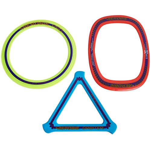 Aerobie Pro Ring, Pro Blade Ring und Orbiter Boomerang Kombiset, für Erwachsene und Kinder ab 5 Jahren von Aerobie