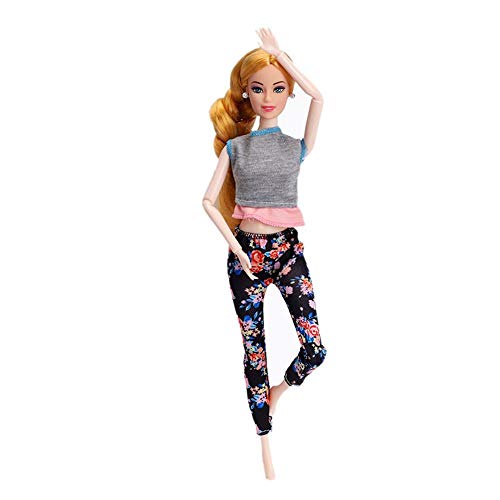 Aeromdale 27,9 cm Puppenkleidung Top Hosen Set für 26-30 cm Puppenzubehör Spielzeug nur Puppenkostüm - # A - 1 Set von Aeromdale