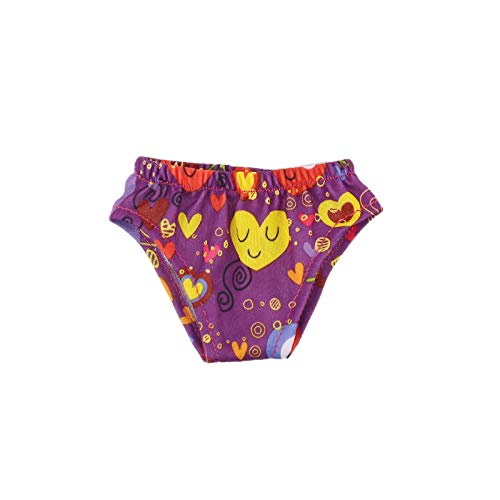 Aeromdale Puppe Höschen Niedlich Druck Herz Pateern Unterwäsche für 18 Zoll Amerikanische Puppe Mädchen 43cm Puppe Zubehör Spielzeug Nur Puppe Kostüm - # A - 1 Pc von Aeromdale
