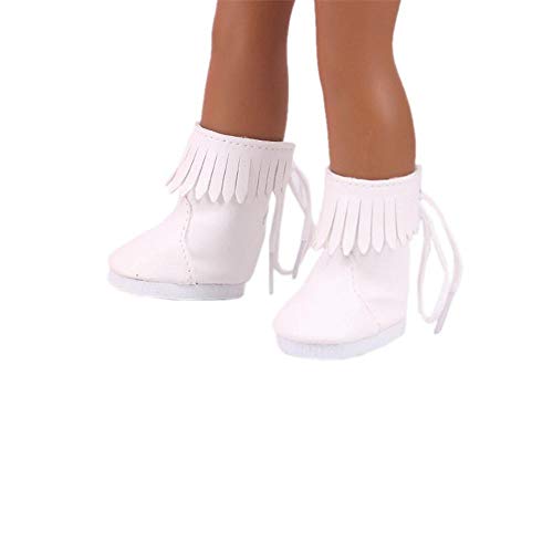 Aeromdale Puppenschuhe, flache Schuhe für 32-34 cm Gelenkpuppe, Puppengeschenke für Mädchen, # A, 1 Paar von Aeromdale