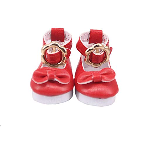 Aeromdale Puppenschuhe Flache Schuhe für 14 Zoll 32-34 cm BJD Puppe Geschenke für Mädchen - # E - 1 Paar von Aeromdale
