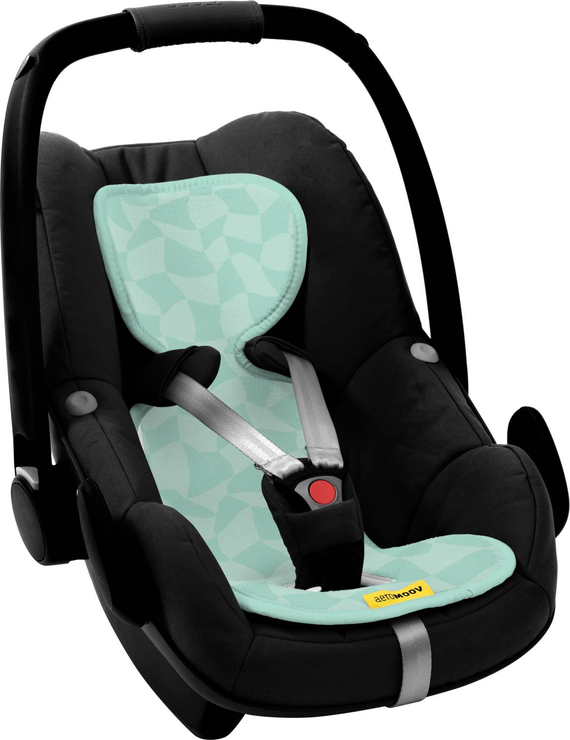 AeroMoov Air Layer Anti-Schwitz-Einlage für Babyschalen (Gruppe 0) - Cute Cubes von Aeromoov