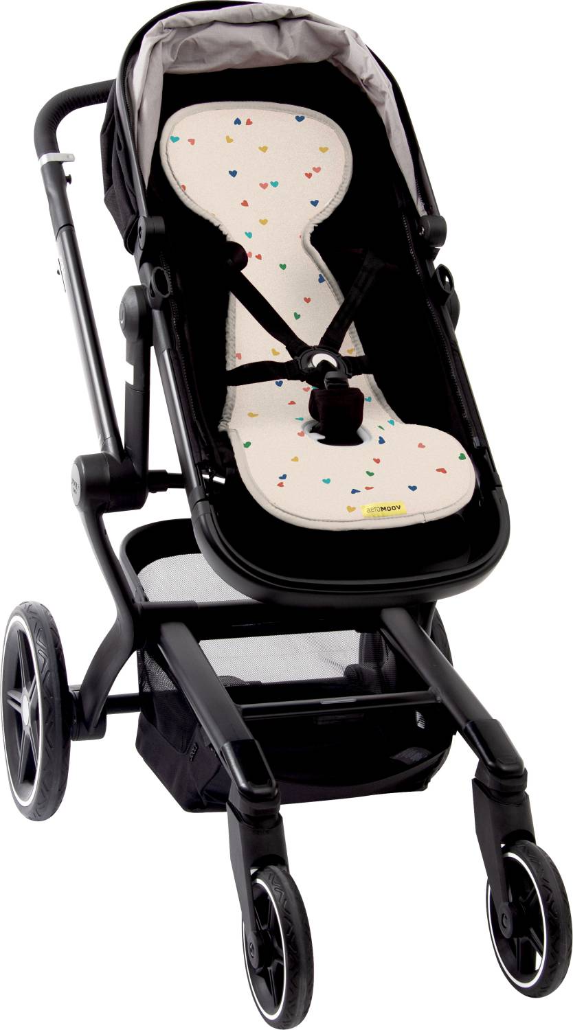 AeroMoov Air Layer Anti-Schwitz-Einlage für Buggys - Confetti Hearts von Aeromoov