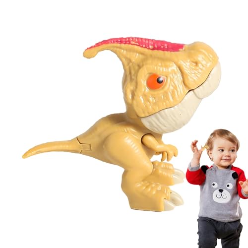 Aeutwekm Finger-Dinosaurier, interaktives Dinosaurier-Fingerspielzeug, Realistische Dinosaurier-Sammler-Fingerspielzeuge zum Ausstellen, Neuheit kreativ mit beweglichen Mündern für Kinder, pädagogisch von Aeutwekm