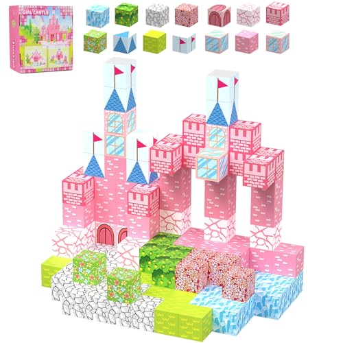 Magnetische Bausteine 128 Stück Magnetbausteine für Kinder, Magnetische Fliesen Outdoor Spielzeug Kinderspiele und Lernspielzeug- Kreative Köpfe, für ab 3 Jahren, Geschenk für Mädchen Magnetische Bausteine 128 Stück Magnetbausteine für Kinder, Magnetische Fliesen Outdoor Spielzeug Kinderspiele und Lernspielzeug- Kreative Köpfe, für ab 3 Jahren, Geschenk für Mädchen von Aevorant