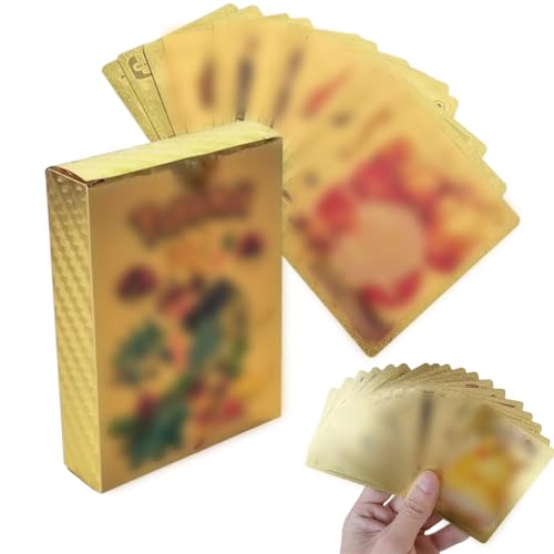 55 Stück Anime-Goldkarten, Afenau Anime-Sammelkarten, An-ime-Spielkartenbox, Cartoon-Sammelkarte für Fans, Kinder und Erwachsene, Familienparty-Spiele 55 Stück Anime-Goldkarten, Afenau Anime-Sammelkarten, An-ime-Spielkartenbox, Cartoon-Sammelkarte für Fans, Kinder und Erwachsene, Familienparty-Spiele von Afenau