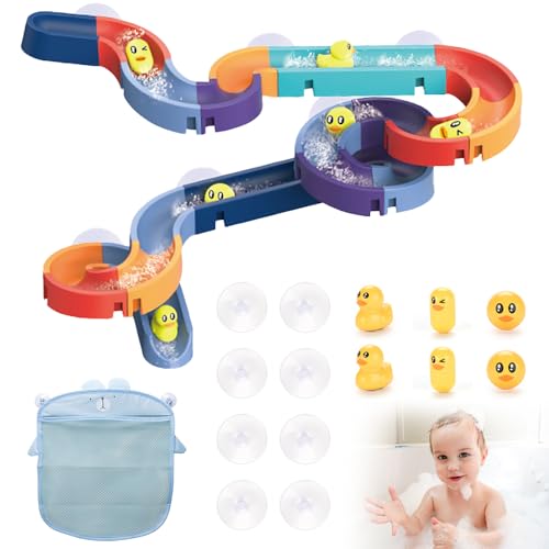 Badespielzeug für Kinder, Afenau 35 Stück Badewannenspielzeug Kugelbahn mit Aufbewahrungstasche, Badewannen Spielzeug mit Saugnäpfen, DIY Bath Toys für Jungen und Mädchen ab 3 4 5 6 Jahre Badespielzeug für Kinder, Afenau 35 Stück Badewannenspielzeug Kugelbahn mit Aufbewahrungstasche, Badewannen Spielzeug mit Saugnäpfen, DIY Bath Toys für Jungen und Mädchen ab 3 4 5 6 Jahre von Afenau