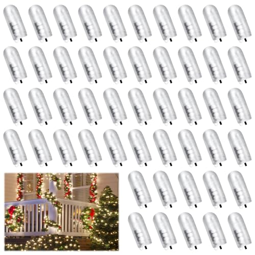 Ballonlichter Mini, 50 Stück LED Ballons Lichter, Wasserdicht Mini Led Licht, Led Ballonlichter für Luftballons, Papierlaterne, Hochzeit, Party, Weihnachten, Geburtstag, Party Deko(Warmweiß) von Afenau