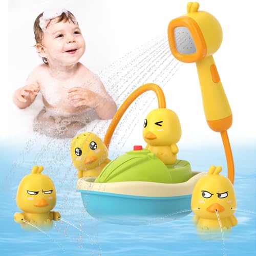 Kinderdusche, Afenau EntenfontäNe Badespielzeug mit Duschkopf, Niedliche Baby Badespielzeug, Badespielzeug Kinder, Badewannenspielzeug ab 2, Geschenk für Jungen MäDchen Geburtstag Kinderdusche, Afenau EntenfontäNe Badespielzeug mit Duschkopf, Niedliche Baby Badespielzeug, Badespielzeug Kinder, Badewannenspielzeug ab 2, Geschenk für Jungen MäDchen Geburtstag von Afenau