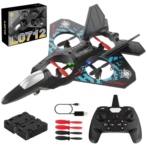 RC Flugzeug, Afenau 2,4 GHz Ferngesteuertes Flugzeug mit Batterien, 360° Surround Modellflugzeug Ferngesteuert mit LED, 6 Achsen Gyro Stabilisator RC Flugzeug Anfänger für Kinder und Erwachsene RC Flugzeug, Afenau 2,4 GHz Ferngesteuertes Flugzeug mit Batterien, 360° Surround Modellflugzeug Ferngesteuert mit LED, 6 Achsen Gyro Stabilisator RC Flugzeug Anfänger für Kinder und Erwachsene von Afenau