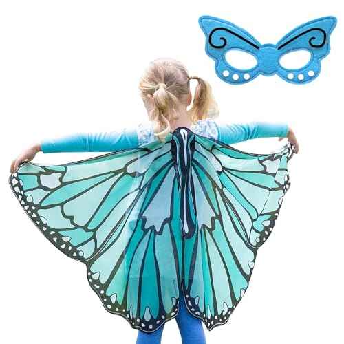AffeGifts Schmetterlingsflügel Kinder, große Schmetterling Cape für Kinder Schmetterling Kostüm Flügel Fancy Schmetterling Mantel Soft Prinzessin Schmetterling Schal Halloween Kleid für 4-10 Yeas alt AffeGifts Schmetterlingsflügel Kinder, große Schmetterling Cape für Kinder Schmetterling Kostüm Flügel Fancy Schmetterling Mantel Soft Prinzessin Schmetterling Schal Halloween Kleid für 4-10 Yeas alt von AffeGifts