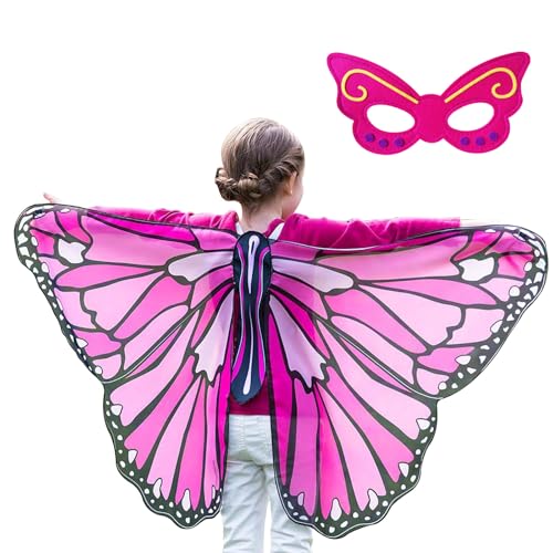 AffeGifts Schmetterlingsflügel Kinder, große Schmetterling Cape für Kinder Schmetterling Kostüm Flügel Fancy Schmetterling Mantel Soft Prinzessin Schmetterling Schal Halloween Kleid für 4-10 Yeas alt AffeGifts Schmetterlingsflügel Kinder, große Schmetterling Cape für Kinder Schmetterling Kostüm Flügel Fancy Schmetterling Mantel Soft Prinzessin Schmetterling Schal Halloween Kleid für 4-10 Yeas alt von AffeGifts
