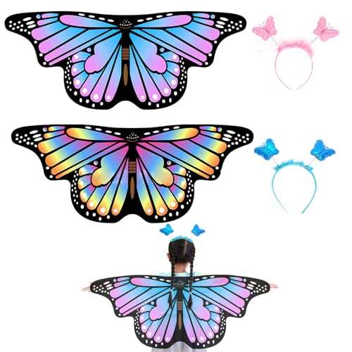 AffeGifts Schmetterlingsflügel Kinder, Schmetterling Kostüm Kinder mit Stirnband Feenflügel Kinder Schmetterling Umhang Kinder Schmetterling Flügel für Mädchen Fancy Kleid Party Play 3-8 Jahre Alt AffeGifts Schmetterlingsflügel Kinder, Schmetterling Kostüm Kinder mit Stirnband Feenflügel Kinder Schmetterling Umhang Kinder Schmetterling Flügel für Mädchen Fancy Kleid Party Play 3-8 Jahre Alt von AffeGifts