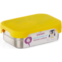 AFFENZAHN AFZ-LBX-001-001 Edelstahl Brotdosen Set Tiger, silber gelb AFFENZAHN AFZ-LBX-001-001 Edelstahl Brotdosen Set Tiger, silber gelb von Affenzahn
