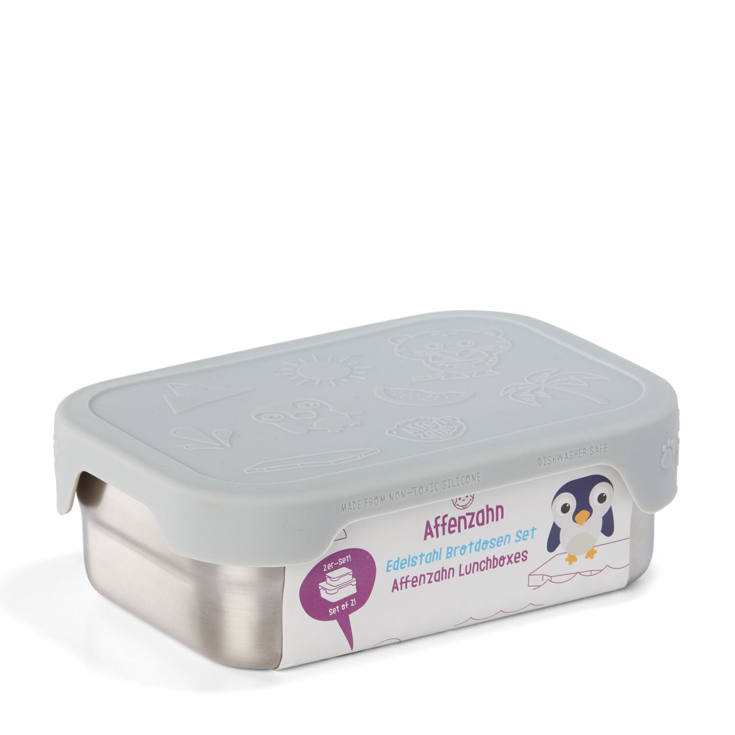 Affenzahn Brotdosen-Set aus Edelstahl - Koala Affenzahn Brotdosen-Set aus Edelstahl - Koala von Affenzahn