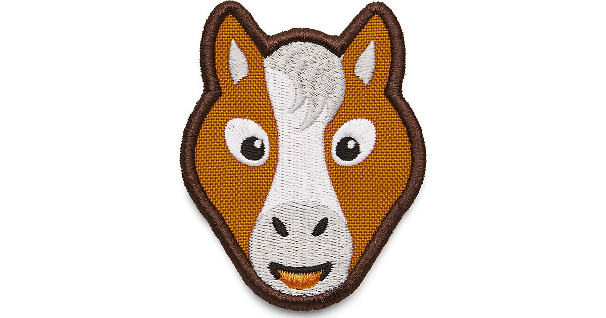 Klett Badge Pferd braun/weiß von Affenzahn