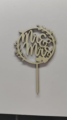 Affivia Mr&Mrs Cake Topper Hochzeit Holz Affivia Mr&Mrs Cake Topper Hochzeit Holz von Affivia