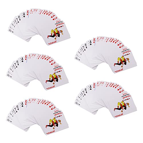 Aflytep 5 x Pokerkarten mit geheimen Markierungen für Karten durch magische Pokertricks von Aflytep