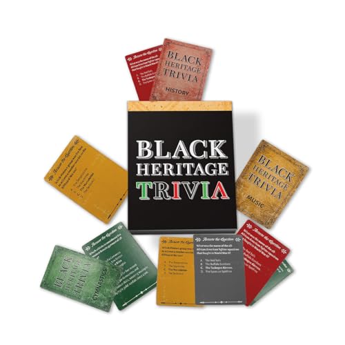 Black Heritage Trivia-Spiel – lustig, lehrreich und fesselnd – Feiern Sie die schwarze Kultur mit Familie und Freunden – perfekt für Klassenzimmer, Spielabende, Partys und Versammlungen – in Black Heritage Trivia-Spiel – lustig, lehrreich und fesselnd – Feiern Sie die schwarze Kultur mit Familie und Freunden – perfekt für Klassenzimmer, Spielabende, Partys und Versammlungen – in von African American Expressions