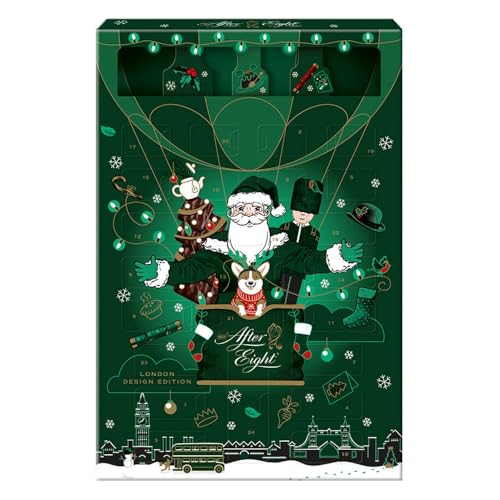 AFTER EIGHT Adventskalender 2024 Figuren aus dunkler Schokolade gefüllt mit Minze 199 g AFTER EIGHT Adventskalender 2024 Figuren aus dunkler Schokolade gefüllt mit Minze 199 g von After Eight