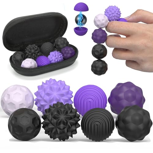 Afufu 8 Stück Magnetische Fidget Toys Anti Stress Bälle für Erwachsene Teenager Autismus Büro, Magnetkugeln Sensorikspielzeug Sensory Toys Acupressure Balls Silikon Textur Kugeln Afufu 8 Stück Magnetische Fidget Toys Anti Stress Bälle für Erwachsene Teenager Autismus Büro, Magnetkugeln Sensorikspielzeug Sensory Toys Acupressure Balls Silikon Textur Kugeln von Afufu