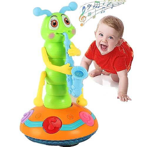 Afufu Baby Spielzeug 1 Jahr mit Musik & Licht, Krabbelspielzeug Pädagogisches Babyspielzeug 12 18 Monate, Kinderspielzeug ab 1 2 3 Jahre Mädchen Jungen, Musikspielzeug für Kleinkind Kinder Geschenk von Afufu