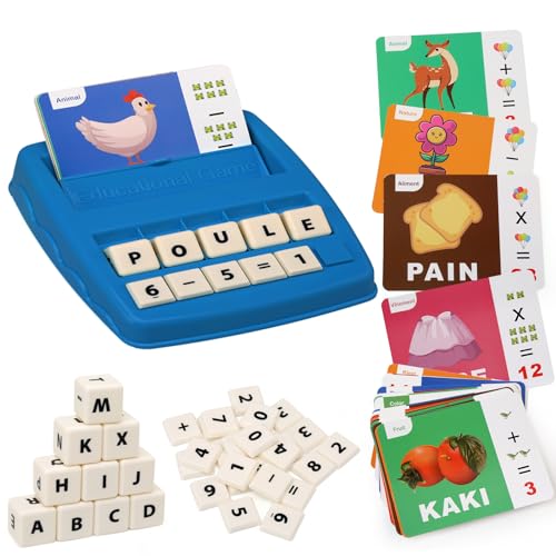 Afufu Französisch 64 Karten Buchstaben Alphabet Lernen&Zahlen Rechen Spiel 3 4 5 6 7 8 Jahre, Montessori Kinder Spielzeug Lernspiele ab 3 Jahre, Activity Spielzeuge Einschulung Geschenk Junge Mädchen Afufu Französisch 64 Karten Buchstaben Alphabet Lernen&Zahlen Rechen Spiel 3 4 5 6 7 8 Jahre, Montessori Kinder Spielzeug Lernspiele ab 3 Jahre, Activity Spielzeuge Einschulung Geschenk Junge Mädchen von Afufu