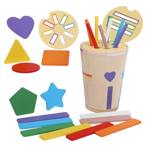 Afufu Holz Form Sortierspiele Farben Lernen 1-3 Jahre, Montessori Holzspielzeug Farbenspiel Early Development & Activity Toys, Sensory Play Motorikspielzeug Lernspiele, Geschenke für Mädchen Jungen Afufu Holz Form Sortierspiele Farben Lernen 1-3 Jahre, Montessori Holzspielzeug Farbenspiel Early Development & Activity Toys, Sensory Play Motorikspielzeug Lernspiele, Geschenke für Mädchen Jungen von Afufu