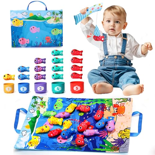 Afufu Spielzeug ab 1 2 Jahr, Angelspiel Angeln Motorikspielzeug für 6 12 Monate, Fische Angeln Spiel, Montessori Kinderspielzeug Lernspielzeug Baby Spiele, Weihnachten Geschenk Kind 2 3 Jahre Afufu Spielzeug ab 1 2 Jahr, Angelspiel Angeln Motorikspielzeug für 6 12 Monate, Fische Angeln Spiel, Montessori Kinderspielzeug Lernspielzeug Baby Spiele, Weihnachten Geschenk Kind 2 3 Jahre von Afufu