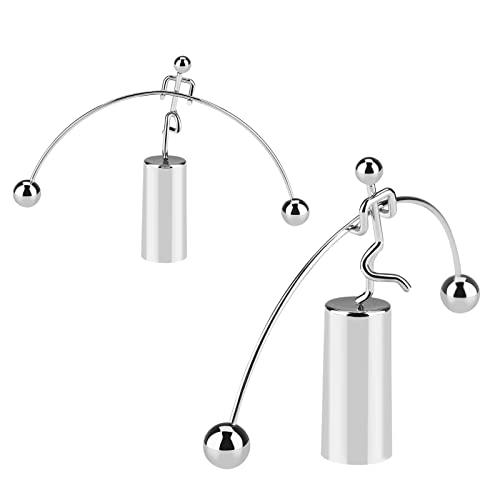 Newton's Cradle Mini Balance Ball Physics Science Pendulum Spielzeug für Büroschreibtisch Erziehungsbeschaffung Spaß für Erwachsene von Agatige