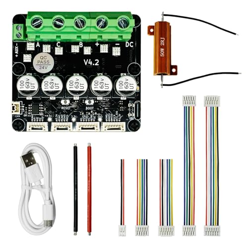 Servo Motor Controller, Single Drive Large Curral Genauigkeit bürstenloser DC Motor -Softwarekonfiguration, kompatibel mit Odrivetool -Treiber, kompatibel mit FOC BLDC Servo Motor Controller, Single Drive Large Curral Genauigkeit bürstenloser DC Motor -Softwarekonfiguration, kompatibel mit Odrivetool -Treiber, kompatibel mit FOC BLDC von Agatige