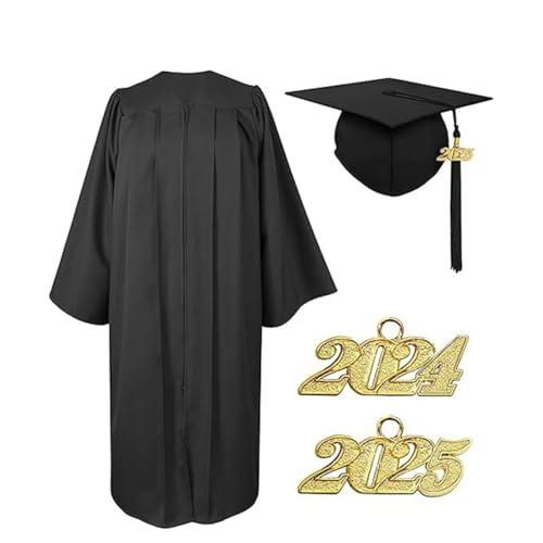 Agoky Damen Bachelor Kostüm Abschluss Talar Robe mit Doktorhut Loose Fit Tunika Kleid Graduation Uniformen Schule Hochschule Absolventen Schwarz L Agoky Damen Bachelor Kostüm Abschluss Talar Robe mit Doktorhut Loose Fit Tunika Kleid Graduation Uniformen Schule Hochschule Absolventen Schwarz L von Agoky
