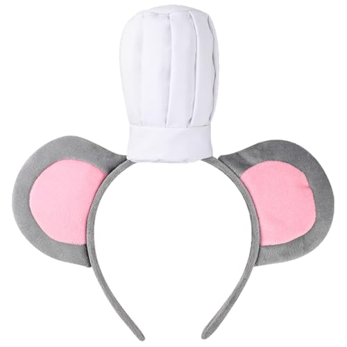 Agoky Damen Maus Cosplay Set Mausohren Haarband Fliege Nase Schwanz Tier Kostüm Fasching Cosplay Mottoparty Typ A Stirnband One Size von Agoky
