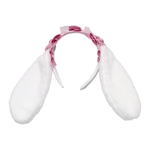 Agoky Niedlich Hasenohren Stirnband Spitze Rüschen Kaninchenohren Haarband Party Bunny Kopfschmuck Karneval Anime Cosplay Cameo-Braun One Size Agoky Niedlich Hasenohren Stirnband Spitze Rüschen Kaninchenohren Haarband Party Bunny Kopfschmuck Karneval Anime Cosplay Cameo-Braun One Size von Agoky