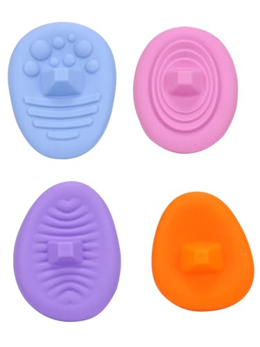 Agoky Texturiertes sensorisches Zappelspielzeug für ADHD & Autismus, weiches Silikon Zappelspielzeug Anti-Stress Spielzeug Helle Farbe One Size von Agoky