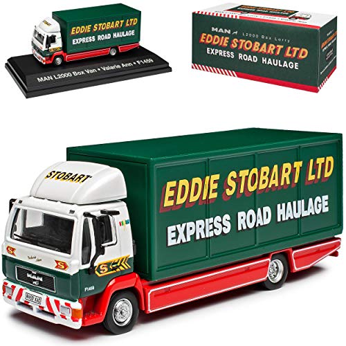 Agostini Man L2000 Box Van Valerie ANN F1459 Weiss Grün Eddie Stobart LKW mit Sockel 1/76 Atlas Sonderangebot Modell Auto mit individiuellem Wunschkennzeichen Agostini Man L2000 Box Van Valerie ANN F1459 Weiss Grün Eddie Stobart LKW mit Sockel 1/76 Atlas Sonderangebot Modell Auto mit individiuellem Wunschkennzeichen von Agostini
