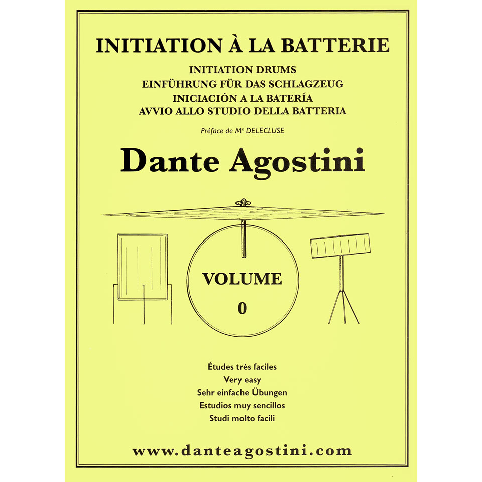 Dante Agostini Methode de Batterie Vol. 0 - Initiation Lehrbuch Dante Agostini Methode de Batterie Vol. 0 - Initiation Lehrbuch von Dante Agostini