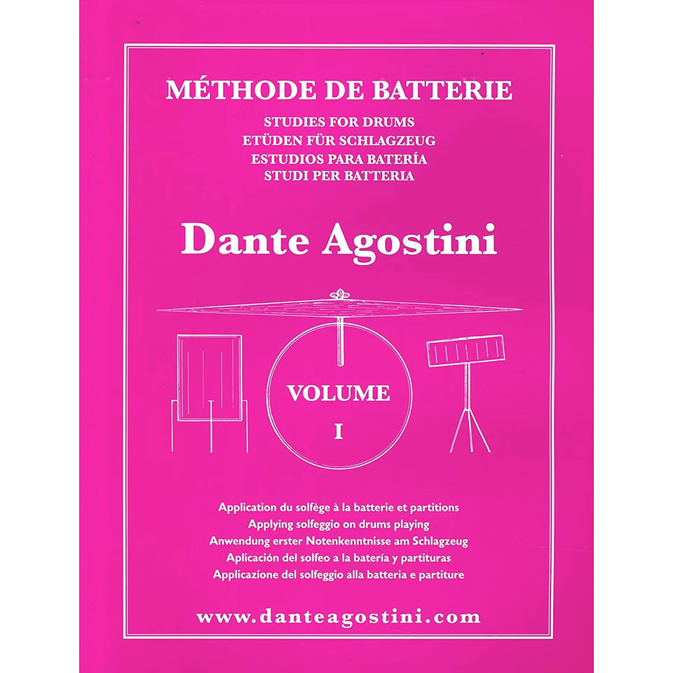 Dante Agostini Methode de Batterie Vol. 1 - Solfege Batterie Lehrbuch Dante Agostini Methode de Batterie Vol. 1 - Solfege Batterie Lehrbuch von Dante Agostini
